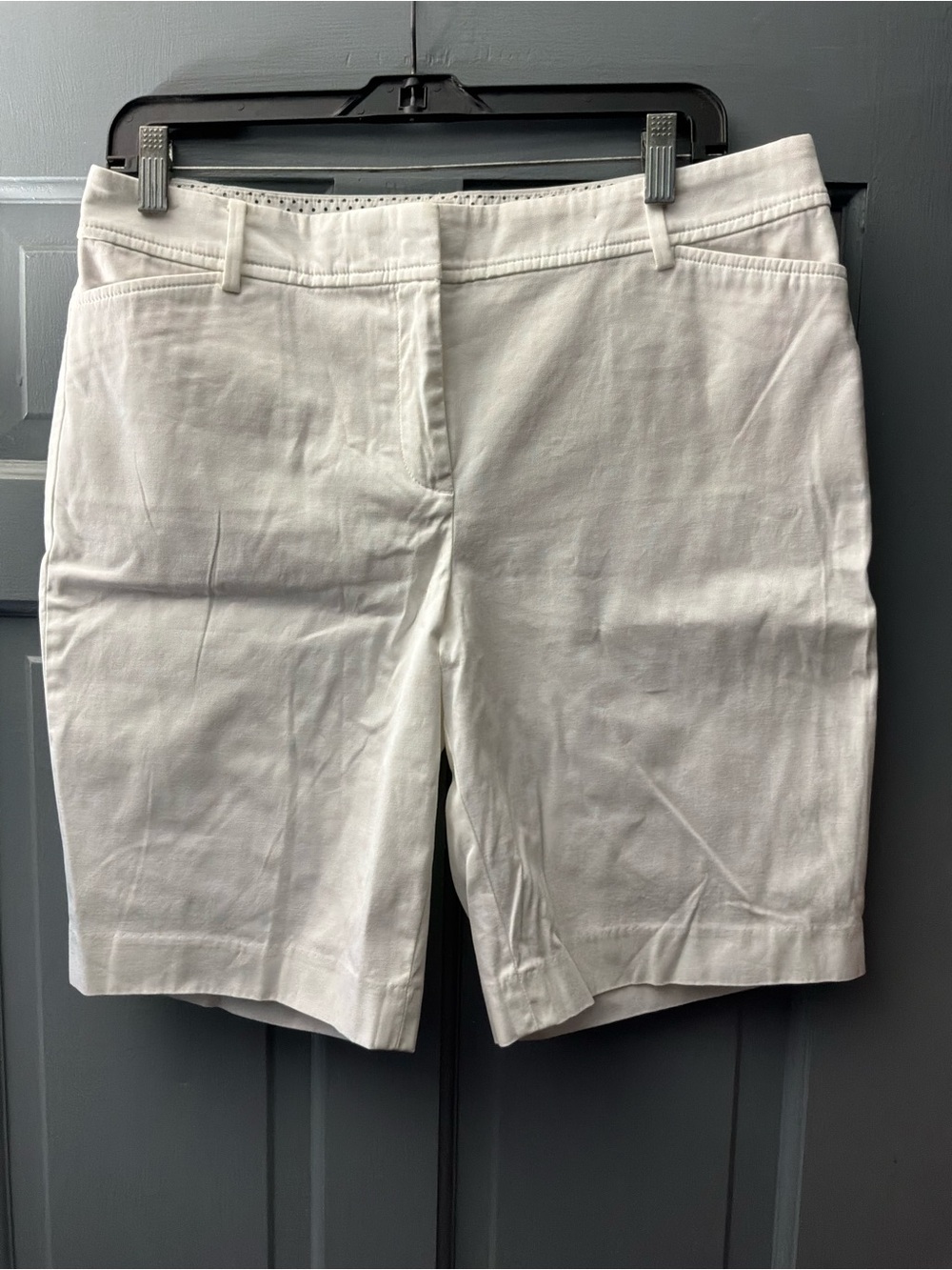 Talbots White Bermuda Shorts